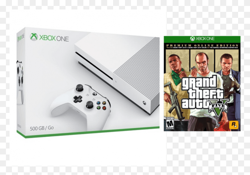 903x613 Descargar Png Xbox One S Grand Theft Auto V Premium Online Edition Xbox One, Persona, Humano, Electrónica Hd Png