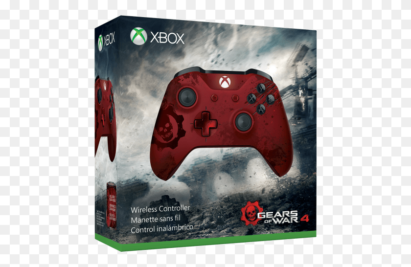 456x486 Беспроводной Контроллер Xbox One Gears Of War 4 Crimson Gadget, Плакат, Реклама, Электроника Png Скачать