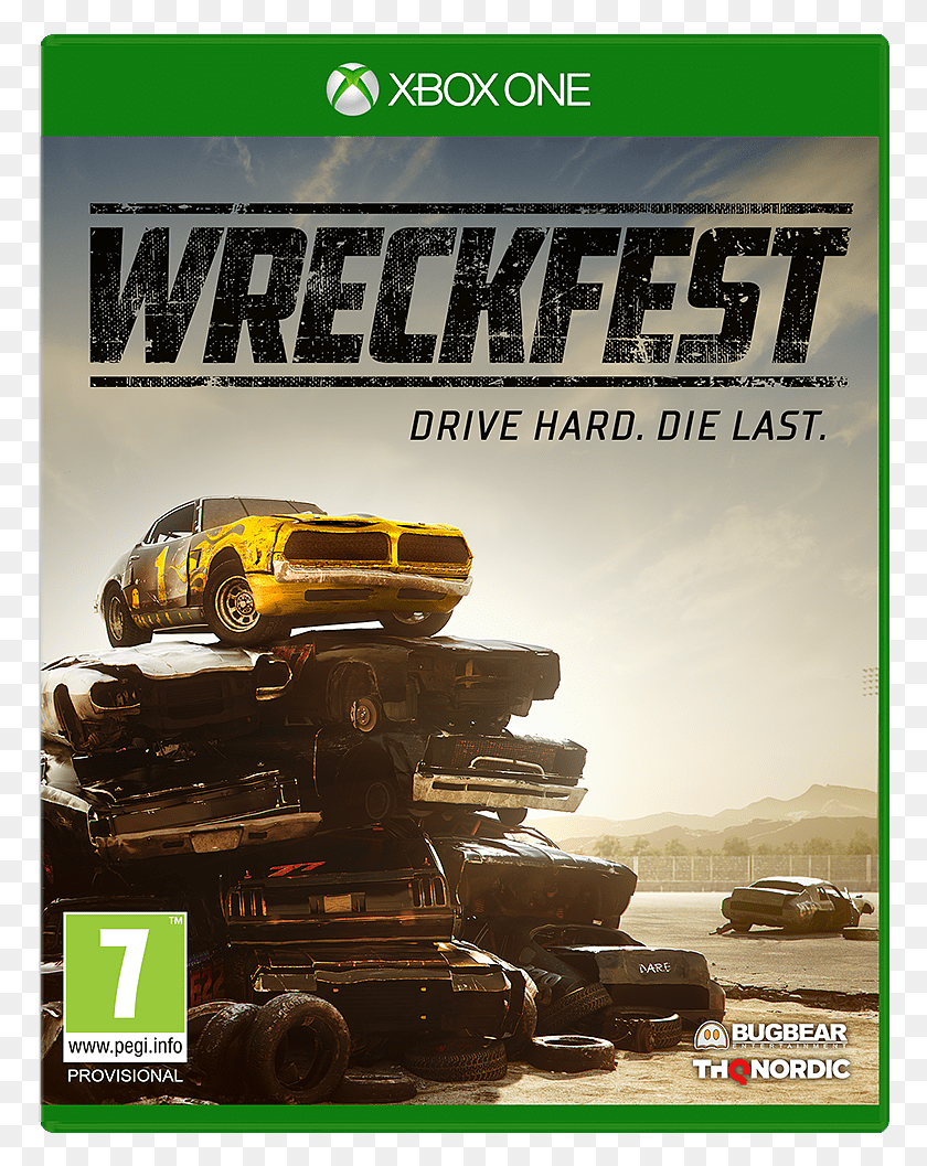 772x997 Descargar Png / Xbox One Wreckfest, Publicidad, Cartel, Volante Hd Png