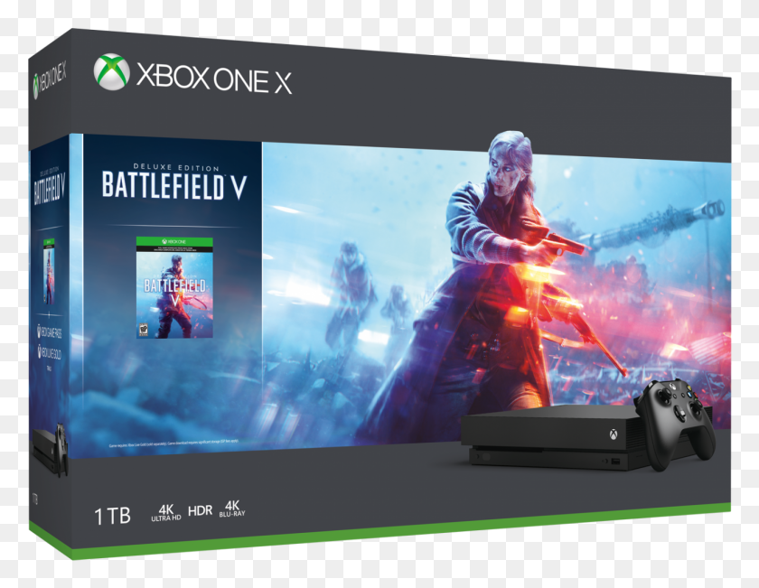 1308x992 Descargar Png Xbox One X Battlefield V Battlefield 5 Xbox Bundle, Persona, Humano, Monitor Hd Png