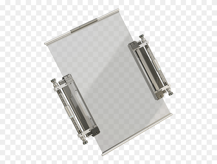 502x574 Descargar Png Xcustom Silver, File Binder, Aluminio, File Folder Hd Png