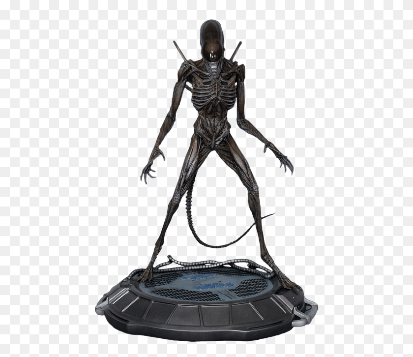457x666 Descargar Xenomorph 14 Scale Statue Aliens Covenant Estatua De Xenomorph, Bolso, Esqueleto, Bolso Hd Png