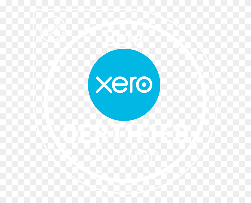620x620 Xero Beta Certified Accounting Solution Logo Circle, Symbol, Trademark, Text HD PNG Download