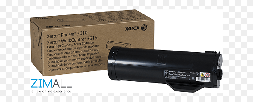 641x279 Xerox 106r02732 Toner Cartridge For Phaser 3610 Extra Xerox Workcentre 3615 Toner, Adapter, Box, Carton HD PNG Download