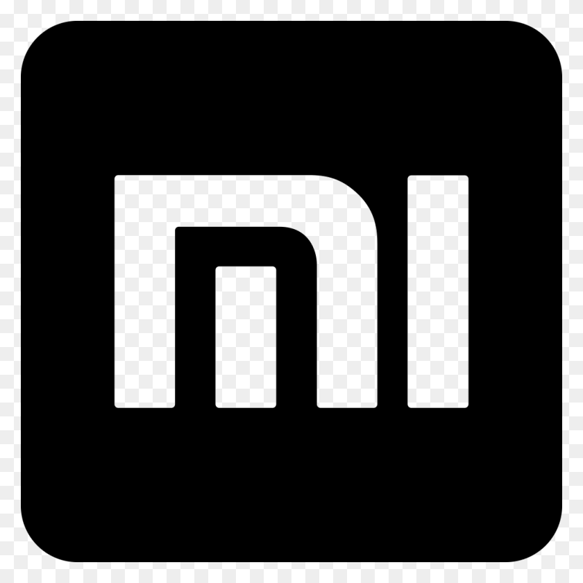 980x980 Xiaomi Logo Xiaomi Logo White, Label, Text, Number HD PNG Download