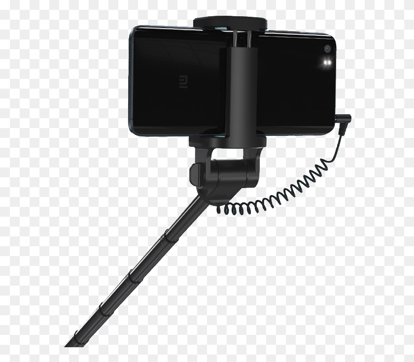 589x675 Xiaomi Mi Wired Control Selfie Stick Xiaomi Selfie Stick Wired Remote Shutter, Adapter, Electronics, Plug HD PNG Download