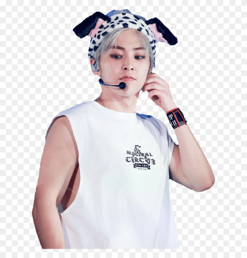 625x820 Xiumin Minseok Exo Cute Xiumin Cute Headband, Clothing, Apparel, Person HD PNG Download
