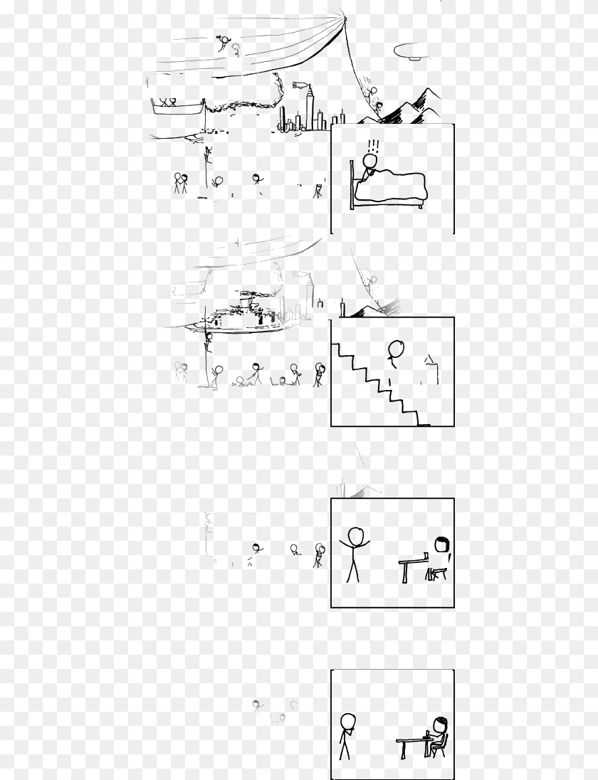 437x1096 Xkcd Dream, Text Clipart PNG