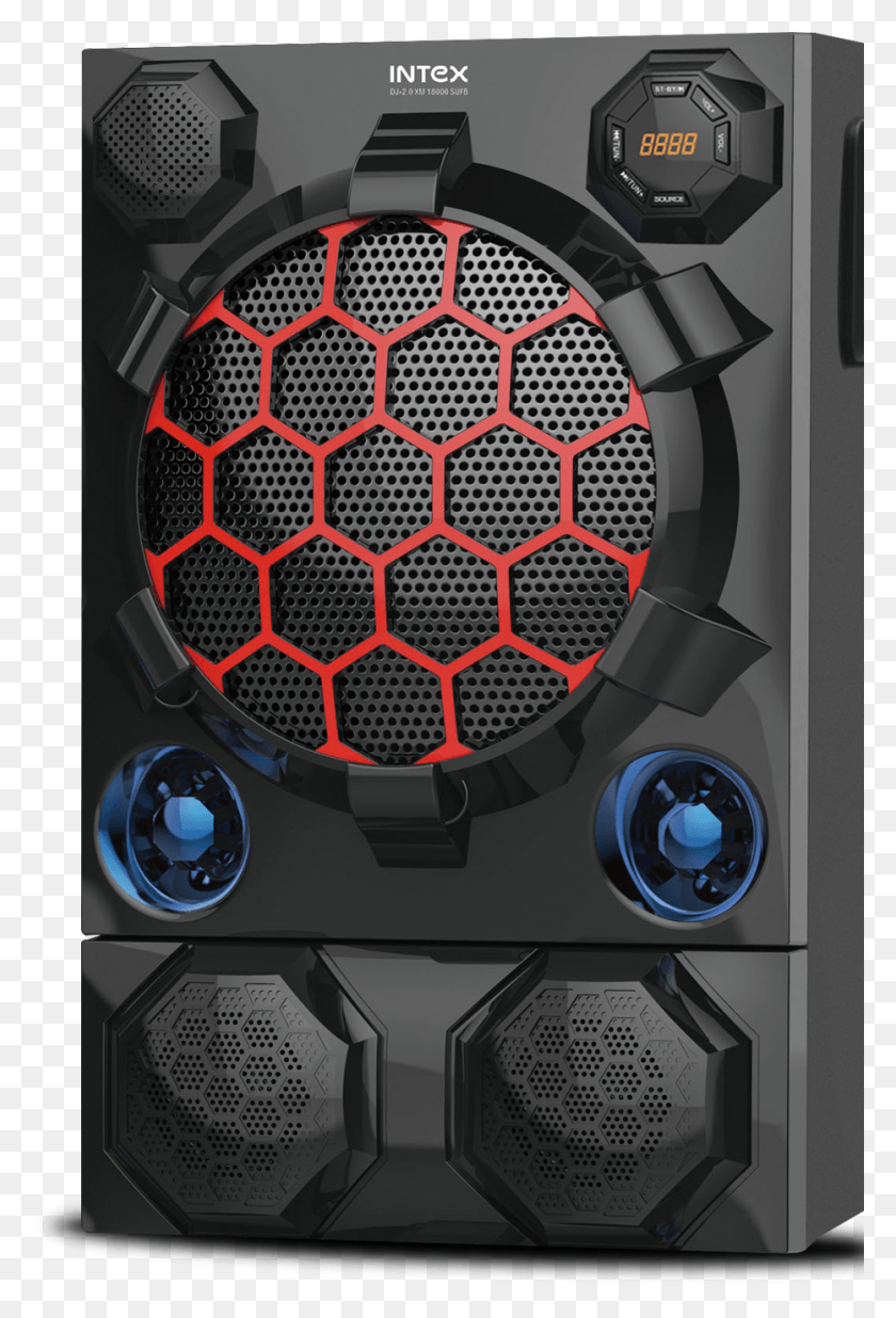 932x1406 Xm 18000 Sufb With 8 Inch Dual Woofer Intex Dj 18000 Sufb Price, Speaker, Electronics, Audio Speaker HD PNG Download