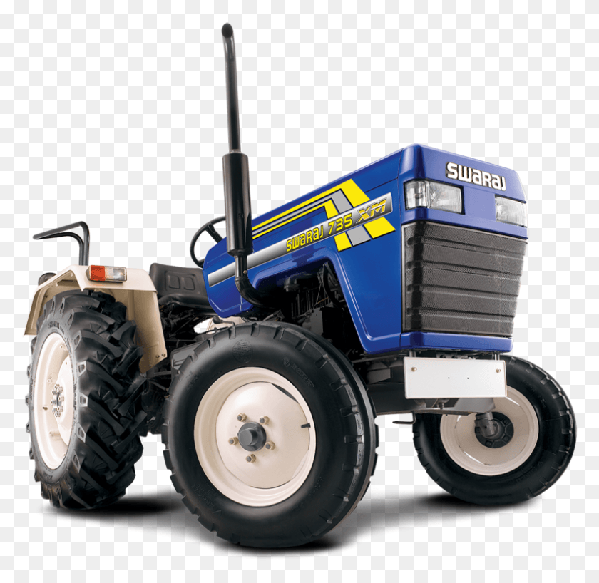 795x773 Xm 735 Xm Swaraj Tractors 735 Xm, Wheel, Machine, Tractor HD PNG Download