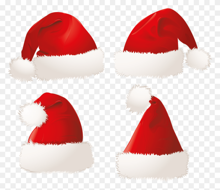 977x835 Xmas Santa Claus Hat Transparent Background Clipart Transparent Christmas Hat, Clothing, Apparel, Tree HD PNG Download