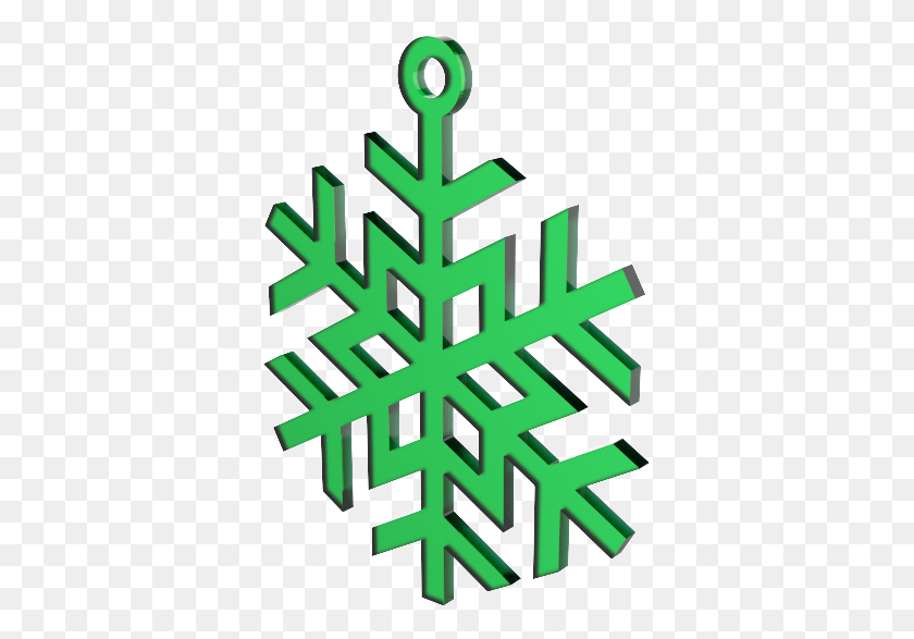 357x527 Xmas Snow Flake Green Decoration, Cross, Symbol, Snowflake HD PNG Download