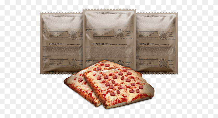 535x394 Xmre Storage Food Pizza Slice With Pepperoni Package Pepperoni, Pizza, Text, Plant HD PNG Download