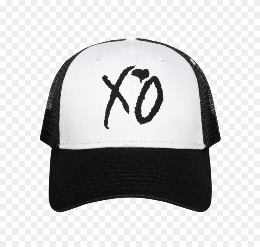 800x800 Xo Classic Logo Trucker Hat T H E W E E K N D S H O P, Baseball Cap, Cap, Clothing Clipart PNG
