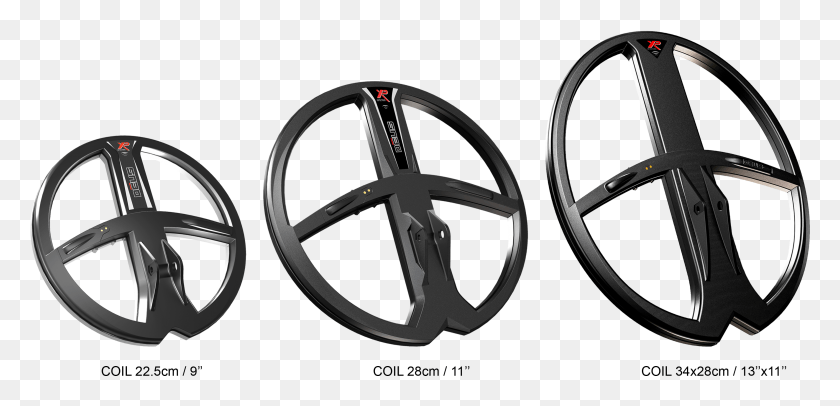 3425x1523 Xp Deus Coils 2 Xp Deus 11 Coil, Steering Wheel HD PNG Download