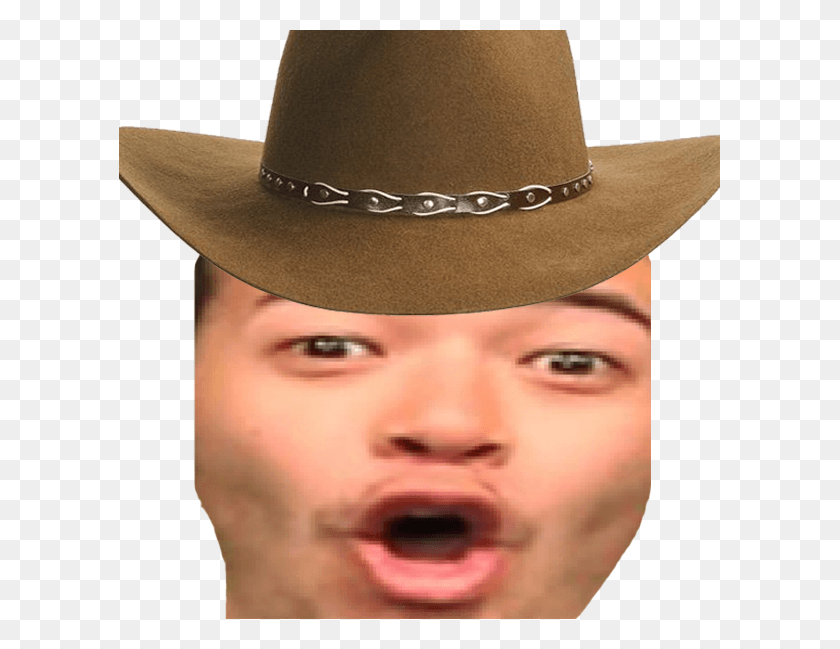 601x589 Xqcow Pog U Twitch Emote, Clothing, Apparel, Hat HD PNG Download