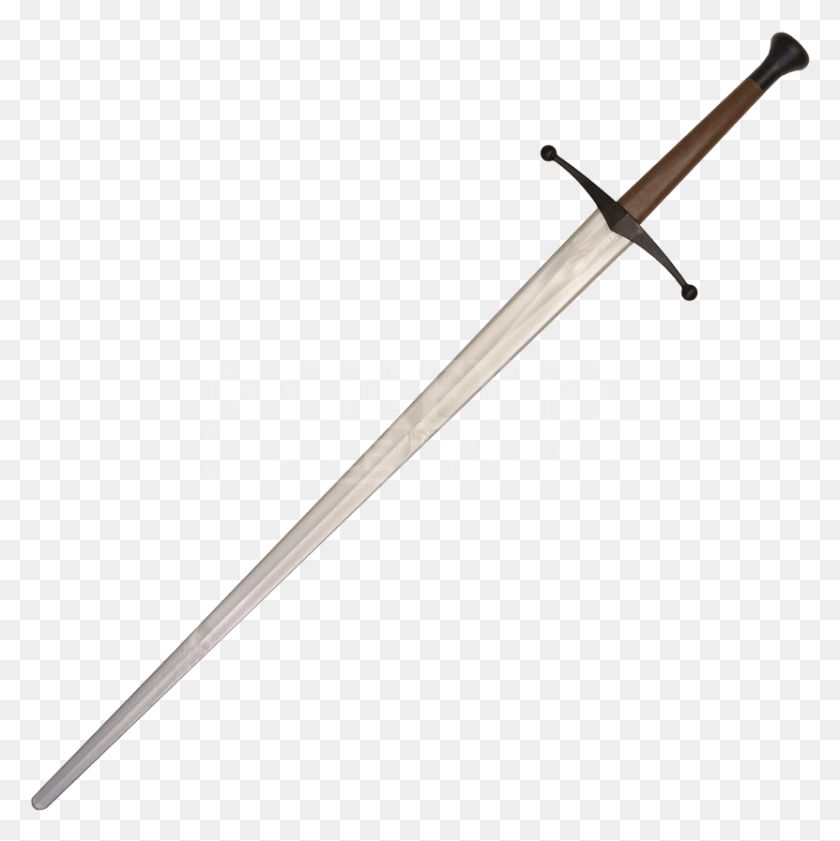 831x833 Xtreme Synthetic Sparring Longsword Silver Blade Harry Potter Albus Dumbledore Wand, Sword, Weapon, Weaponry HD PNG Download