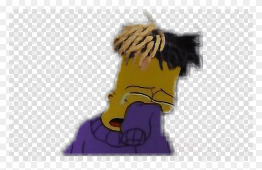 900x560 Xxxtentacion Bart, Графика, Цветочный Дизайн Hd Png Скачать