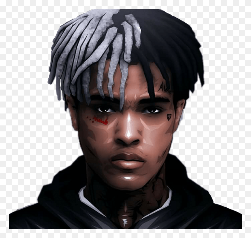 1024x968 Xxxtentacion Sticker Easy Lil Pump Drawing, Face, Person, Human HD PNG Download