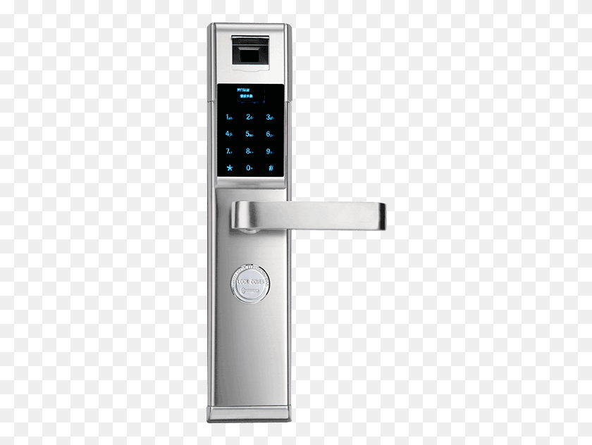 258x572 Y Biometrics Fingerprint Digital Door Lock Gate HD PNG Download
