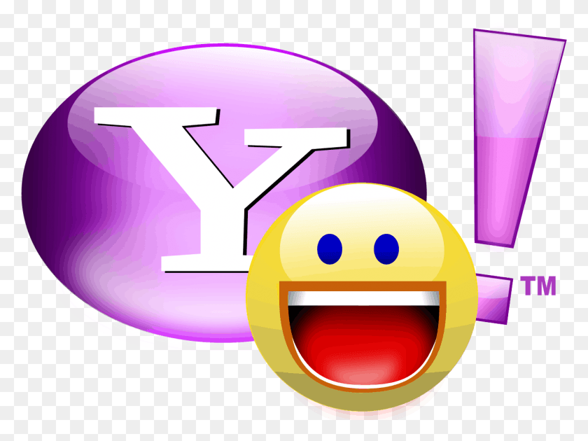 1254x917 Yahoo Could Launch An Imessage Competitor Tomorrow Yahoo Messenger Logo, Text, Label, Purple HD PNG Download