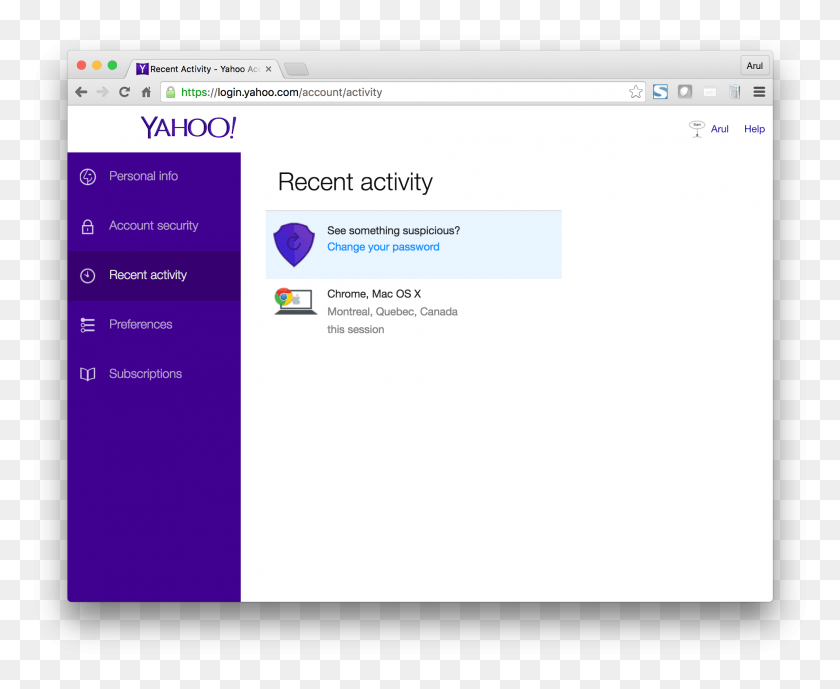 2017x1629 Yahoo Mail Recent Activity, File, Webpage, Text HD PNG Download