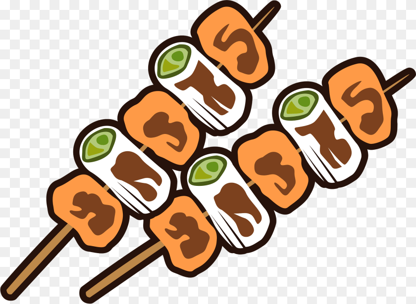 1920x1405 Yakitori Skewered Chicken Clipart, Food, Person, Face, Head Transparent PNG