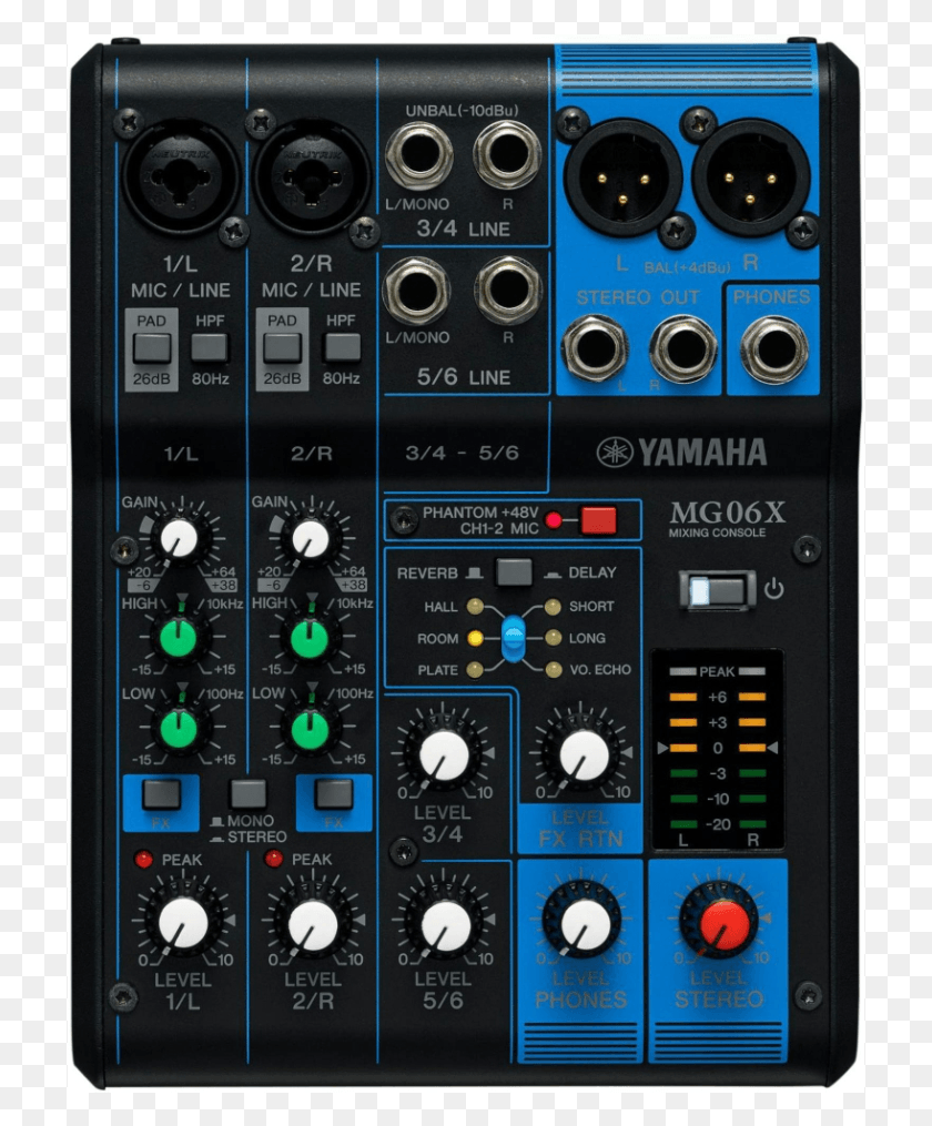 719x955 Yamaha 6 Channel Mixer Mixer Yamaha Mg, Mobile Phone, Phone, Electronics HD PNG Download