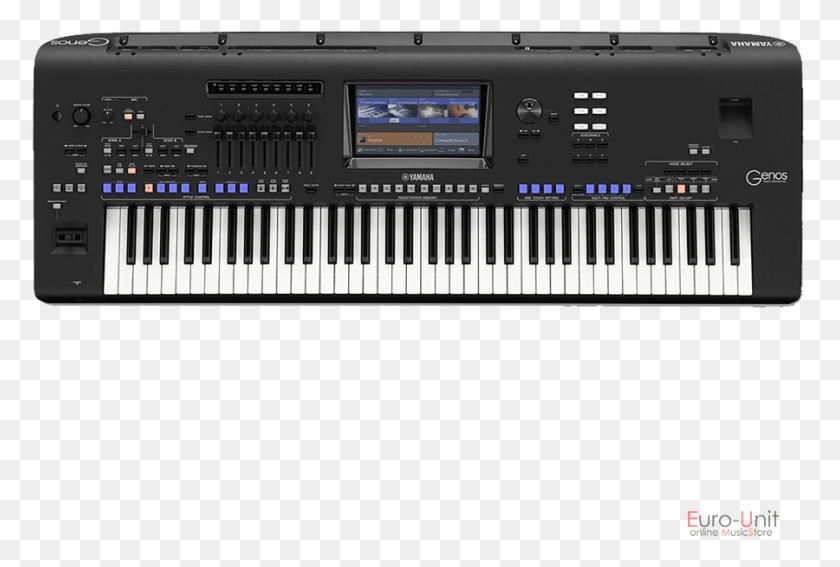 900x586 Цифровая Рабочая Станция Yamaha Genos 76 Note, Клавиатура, Электроника, Монитор Hd Png Скачать