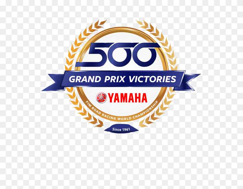 644x591 Победы Yamaha Gp После 500 Побед В Гран-При Yamaha, Логотип, Символ, Товарный Знак Hd Png Скачать
