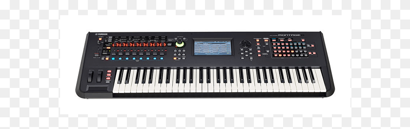 596x204 Yamaha Montage 6 2 Цифровое Пианино, Электроника, Клавиатура Hd Png Скачать