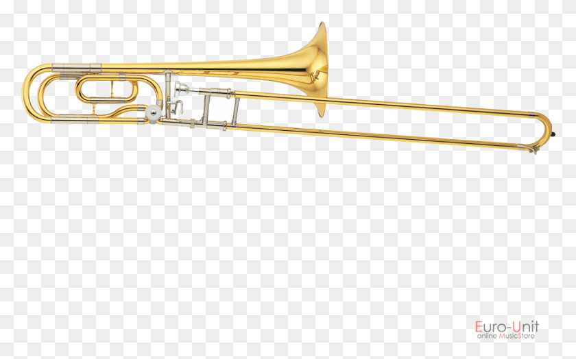 886x528 Descargar Png Yamaha Ysl 154 Trombone Bb F Trombone, Brass Section, Instrumento Musical, Gun Hd Png