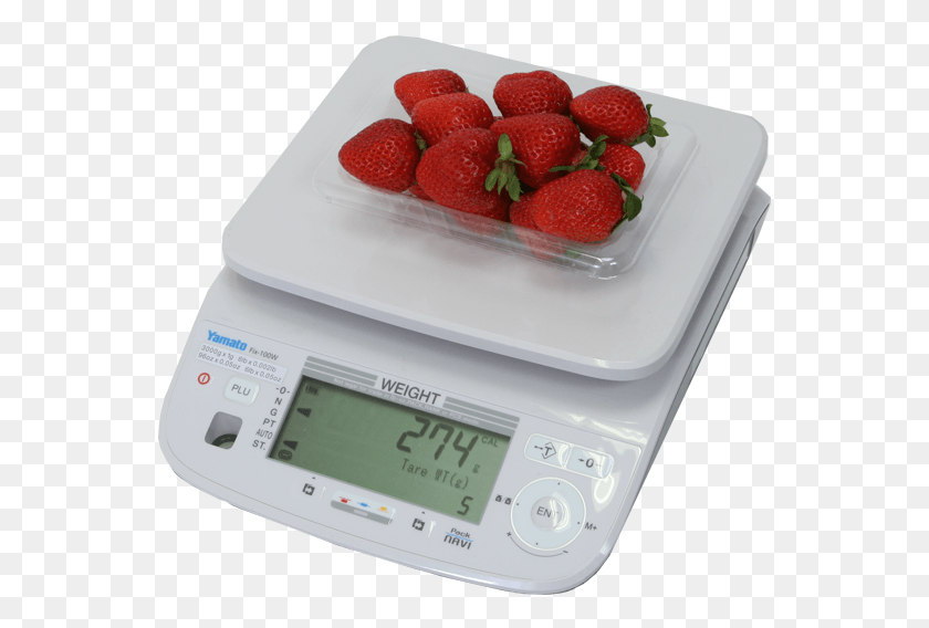 557x508 Yamato Fix 100w 3 Pack Navi Digital Scale 6 Lb X Strawberry, Fruit, Plant, Food HD PNG Download