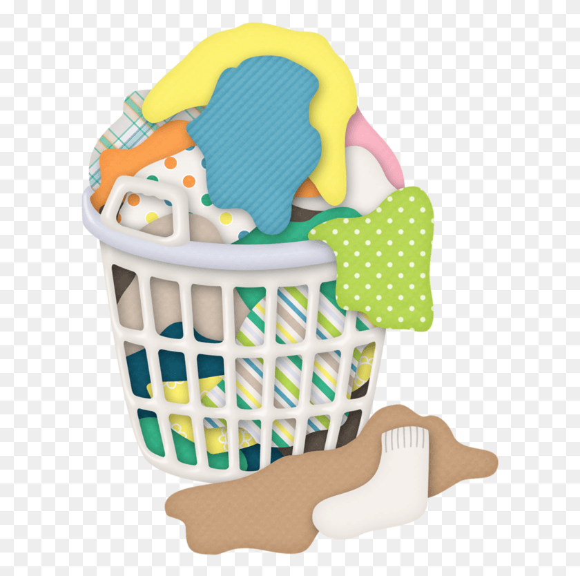 607x774 Yandeks Fotki Laundry Basket Clip Art, Laundry, Birthday Cake, Cake HD PNG Download