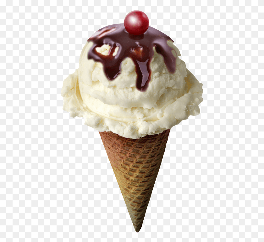 455x713 Yandeks Fotki Vanilla Ice Cream Cone With Topping, Cream, Dessert, Food HD PNG Download