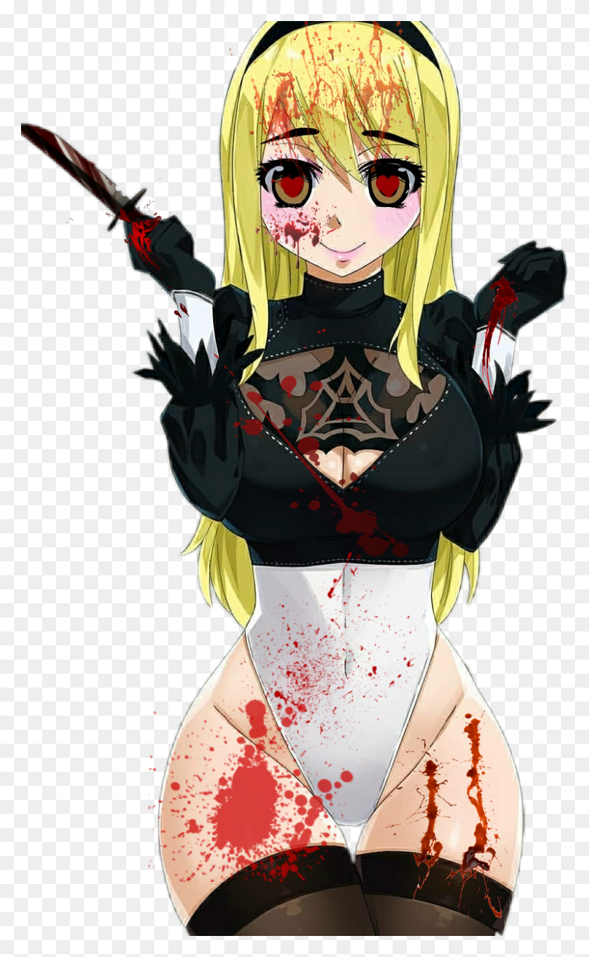 800x1338 Yandere Blood Lucy Heartfilia Lucy, Comics, Book, Person HD PNG Download