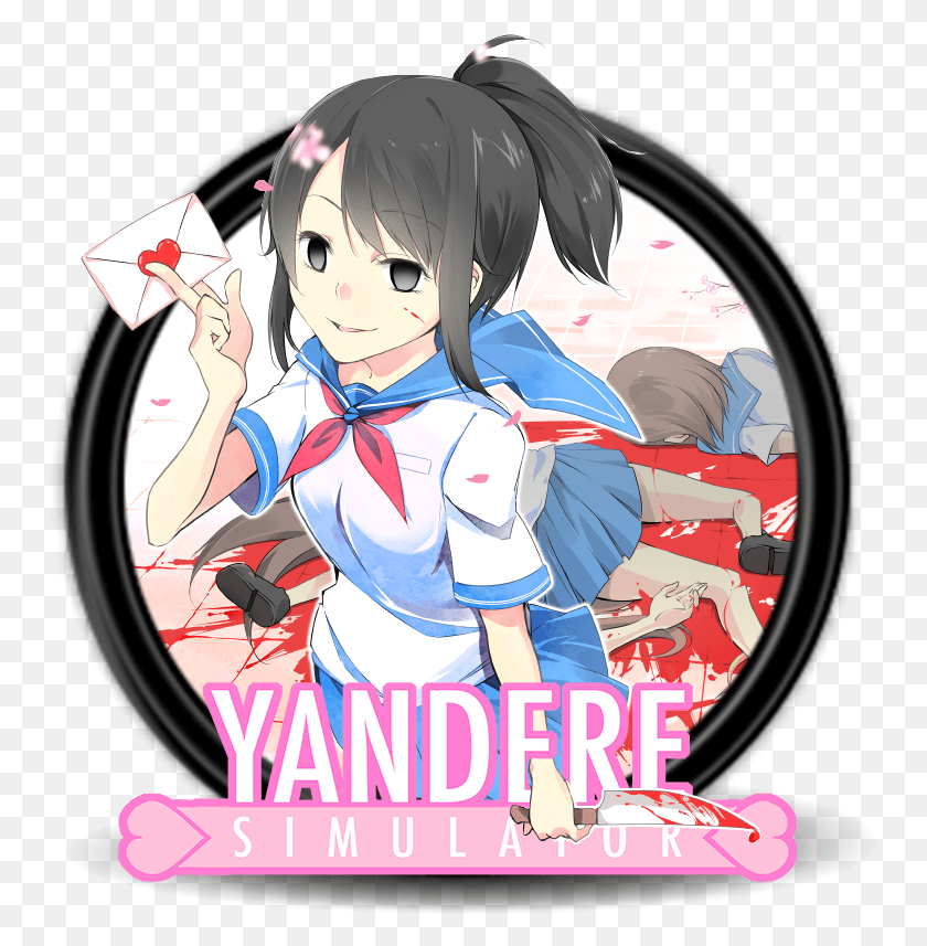 754x797 Yandere Simulator You Re A Mean One Yandere Chan, Comics, Book, Manga HD PNG Download