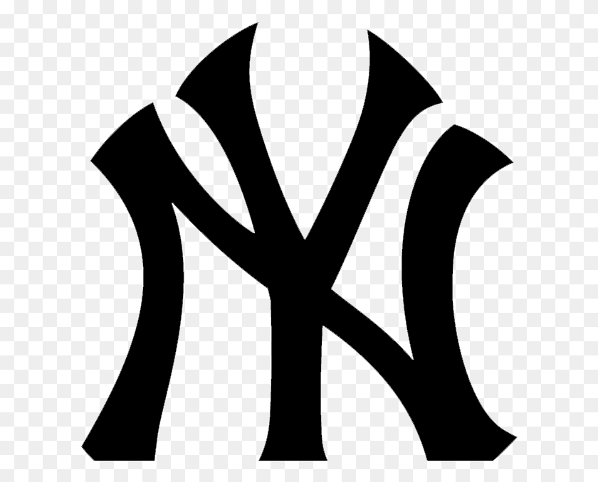 614x618 Yankee Studio File Yankee Yankees Logo Vinyl New York Yankees Emoji, Symbol, Clothing, Apparel HD PNG Download