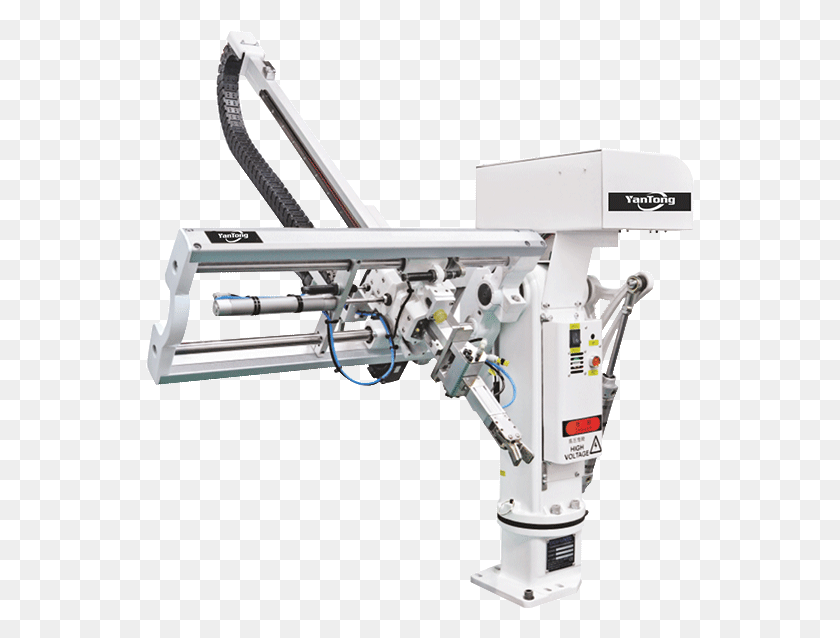 549x578 Yantong Sprue Picker Swing Arm Robots Robot Injection Molding Machine, Gun, Weapon, Weaponry HD PNG Download