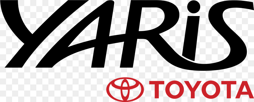 2331x937 Yaris Logo Toyota Yaris Logo, Text Transparent PNG