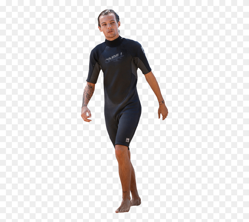 296x690 Yay And I Made One Of Louis Too Ok So Obviously Give Wetsuit, Skin, Arm, Person HD PNG Download