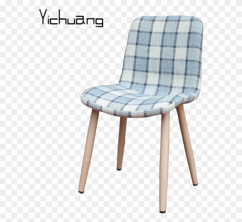 572x712 Yc F136 Wood Grain Frame Modern Fabric Backrest Metal Chair, Furniture, Canvas, Armchair HD PNG Download