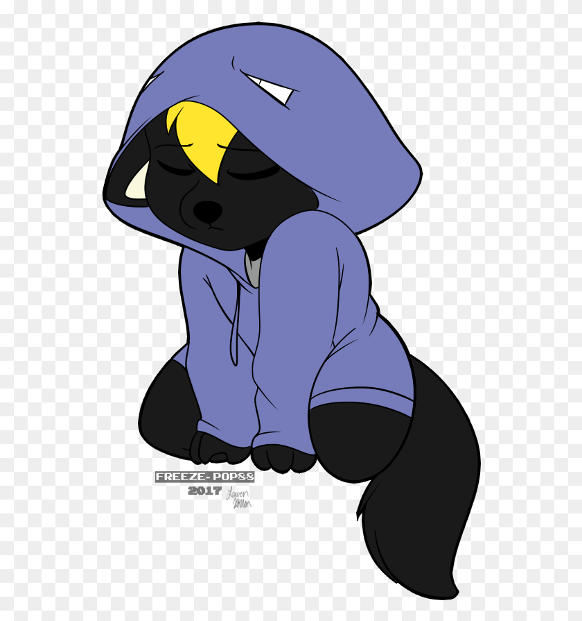 548x835 Ych Commission Windy Muk Hoodie Cartoon, Clothing, Apparel, Sweatshirt HD PNG Download