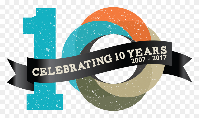 1385x778 Year Celebration Design 10th Year Anniversary, Tape, Poster, Advertisement HD PNG Download