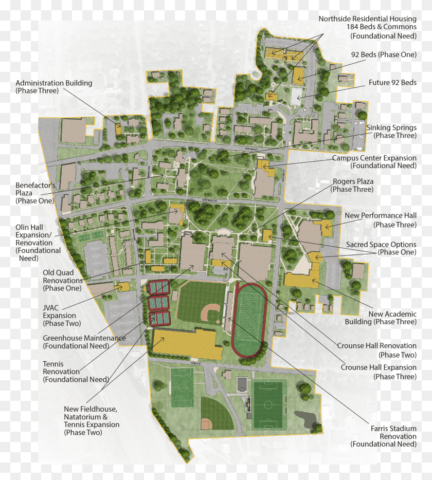 1422x1594 Year Master Plan Centre College Danville Ky Map, Plot, Diagram, Neighborhood HD PNG Download
