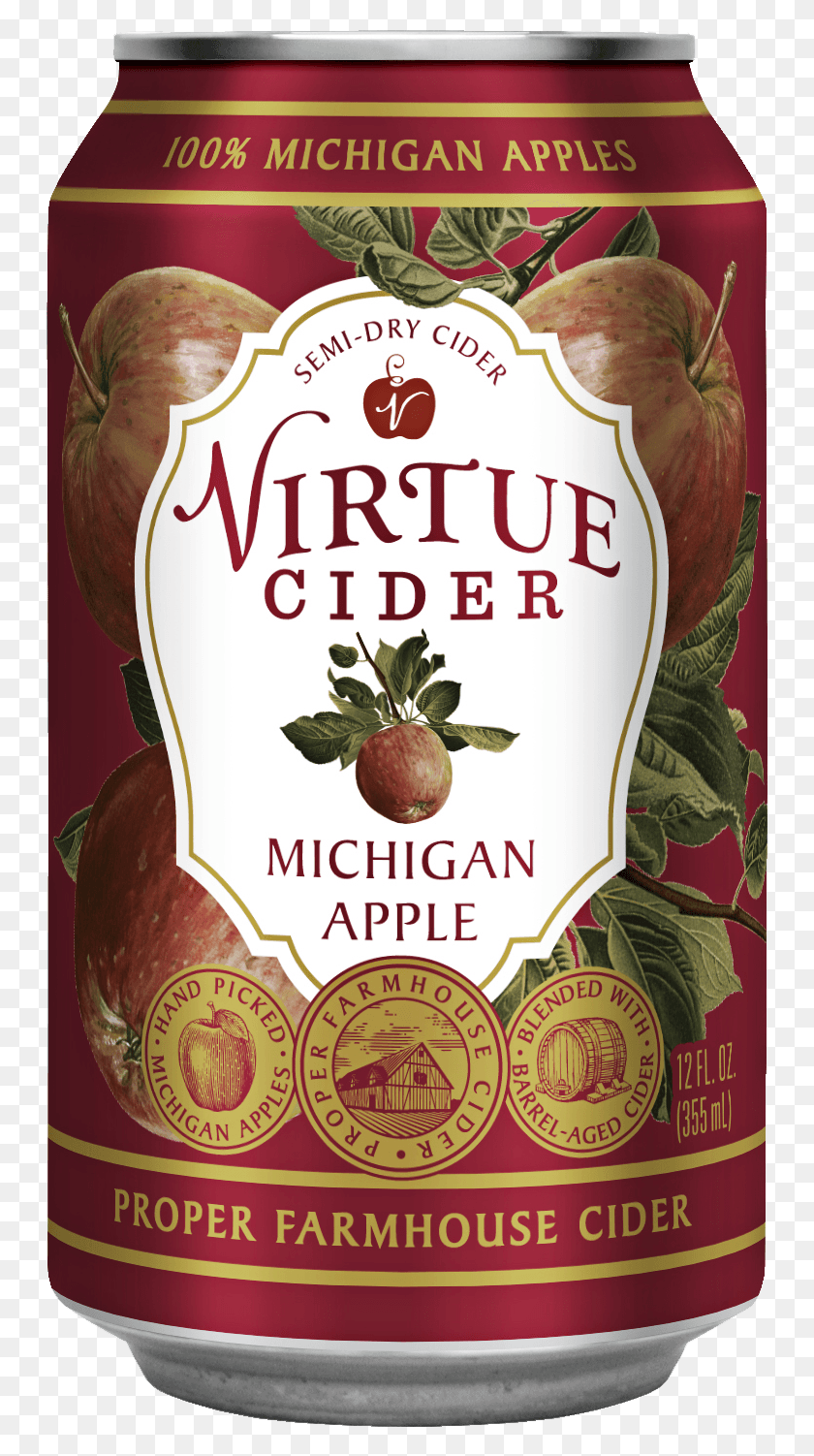 745x1442 Year Round Flagship Virtue Cider Can, Food, Pork, Plant HD PNG Download
