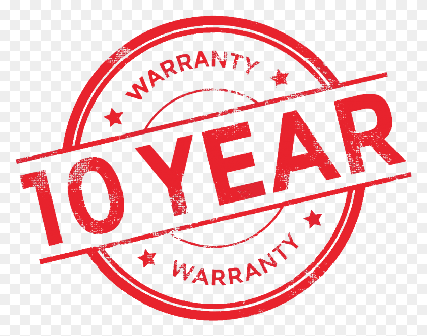 1061x819 Year Warrantystuart2018 04 06t15 10 Year Warranty Logo, Symbol, Trademark, Label HD PNG Download