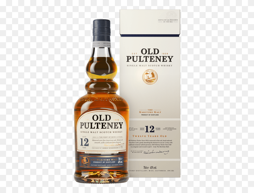 354x580 Years Single Malt Scotch Whisky Old Pulteney 12 New, Liquor, Alcohol, Beverage HD PNG Download