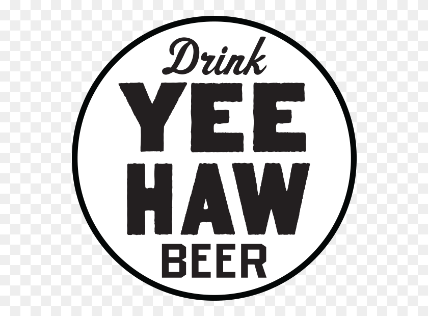 560x560 Yee Haw Brewing Company Radiotennis, Text, Word, Label HD PNG Download