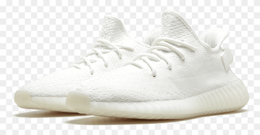806x390 Yeezy Boost 350 V2 Triple White Adidas Yeezy Boost 350 V2 Yeezy, Shoe, Footwear, Clothing HD PNG Download